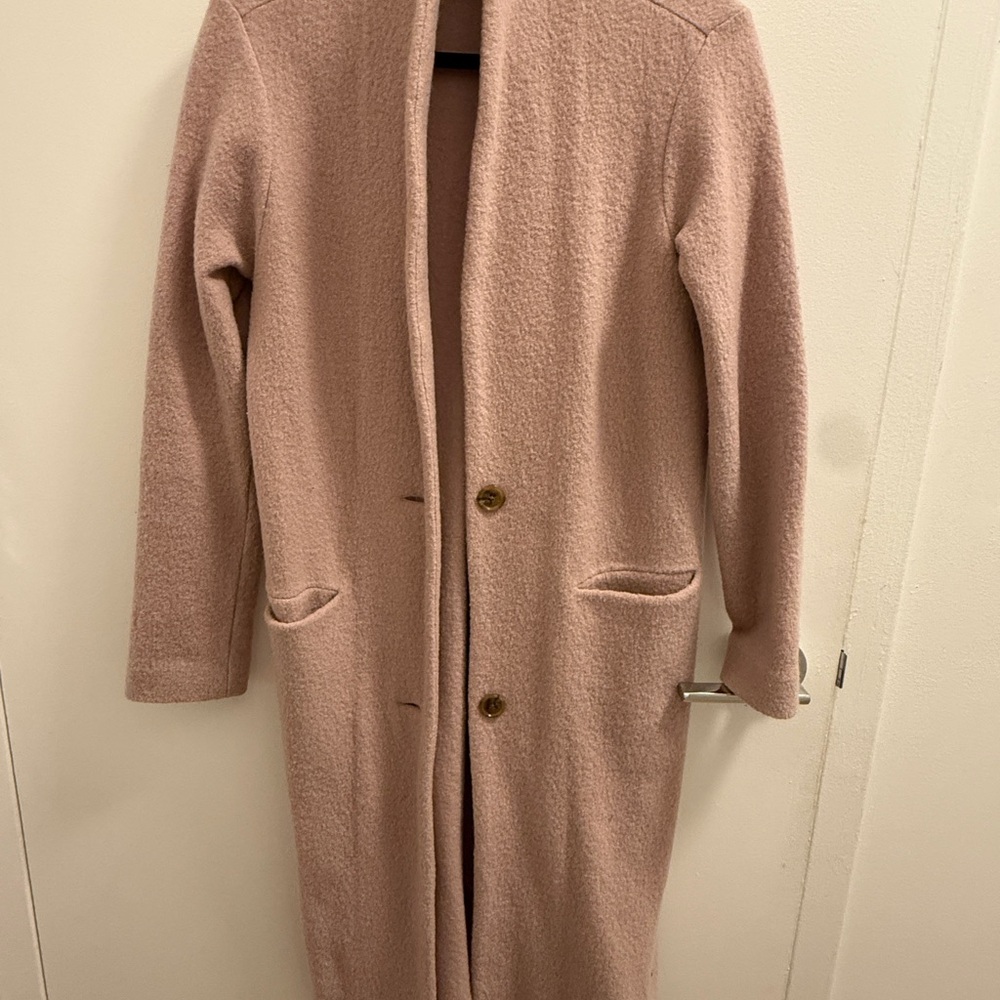 Aritzia Wilfred Dujardin Coat in Pink